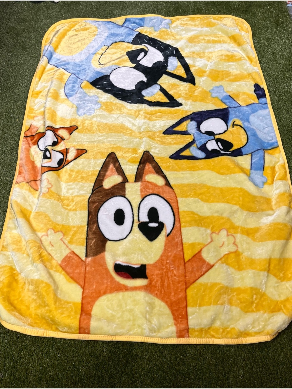 Bluey twin/full plush blanket